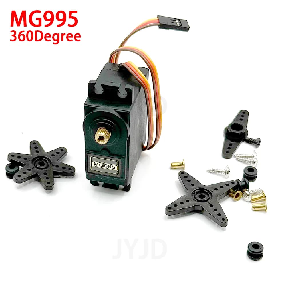 180 360 MG995 Arduino Metal Gear 995 RC Auto Servo Motore Coppia ad alta velocità Servomotore Giocattoli Camion Robot Elicottero Aereo