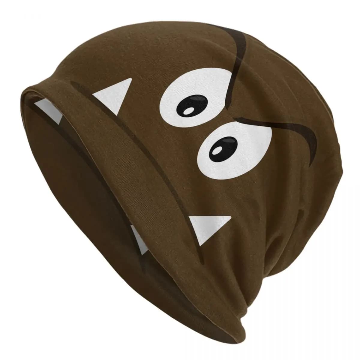 Cartoon Game Goomba Face Bonnet Hat Knit Hat uomo donna Hip Hop Unisex Winter Warm Beanies Cap