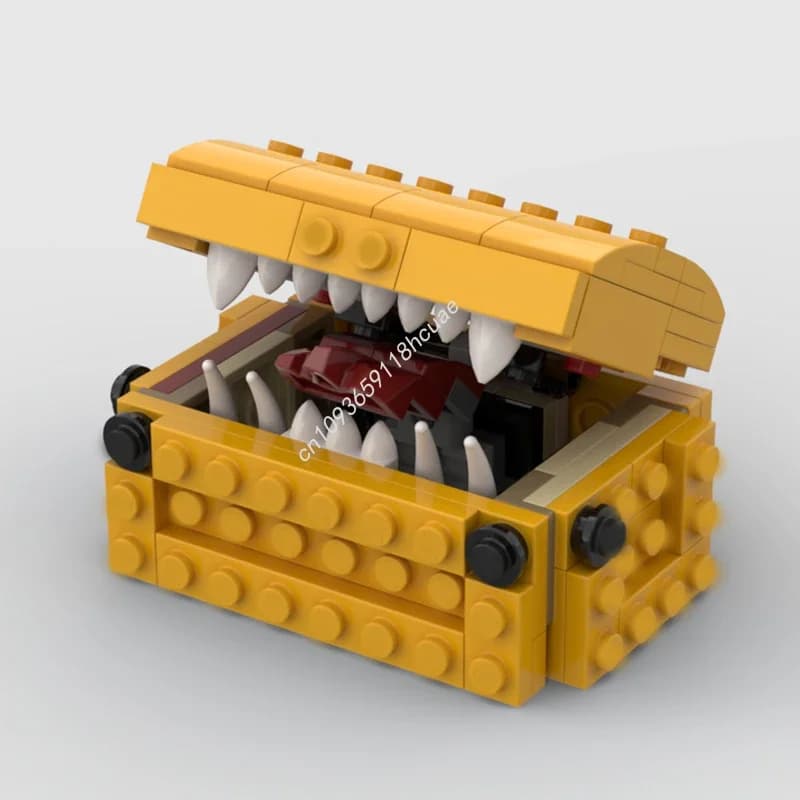 120pcs MOC Treasure Mimic Building Blocks Christmas Unique Handmade DIY Gift creative Holiday Time-Killing Challenge Set Gift