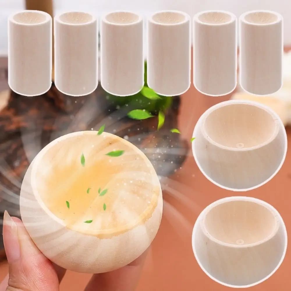 Nuovo diffusore di oli essenziali in legno Rinfrescante sonno Inalatore per aromaterapia floreale a lunga durata Ornamenti in legno lentamente volatile
