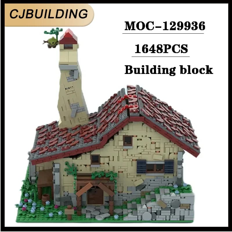 1648 pezzi modulari Link's House Building Block compleanno Natale assemblaggio mattoni giocattolo regalo decorazione MOC- 129936