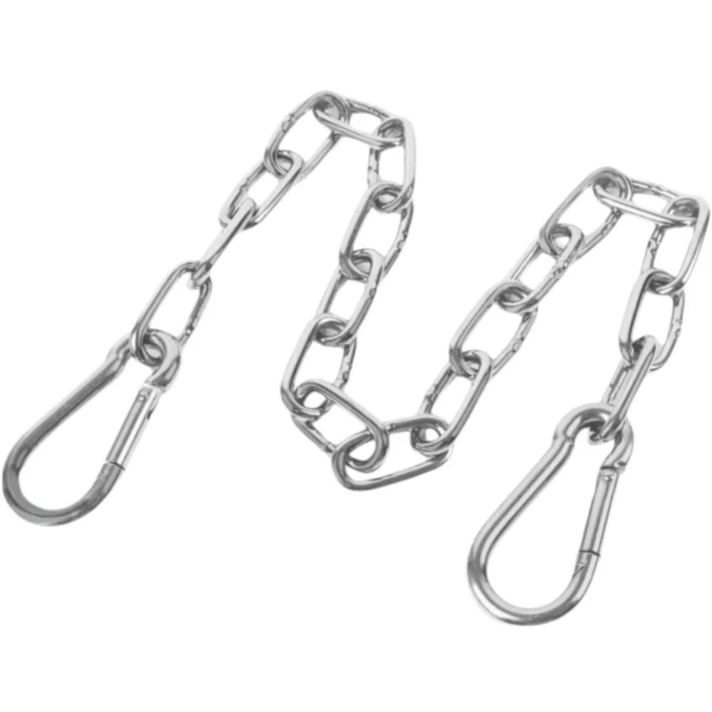 30 Inch Boxing Sack Chain Stainless Steel Hammock Silver Resistant with 2 Mosque Lifting Link swing for porch