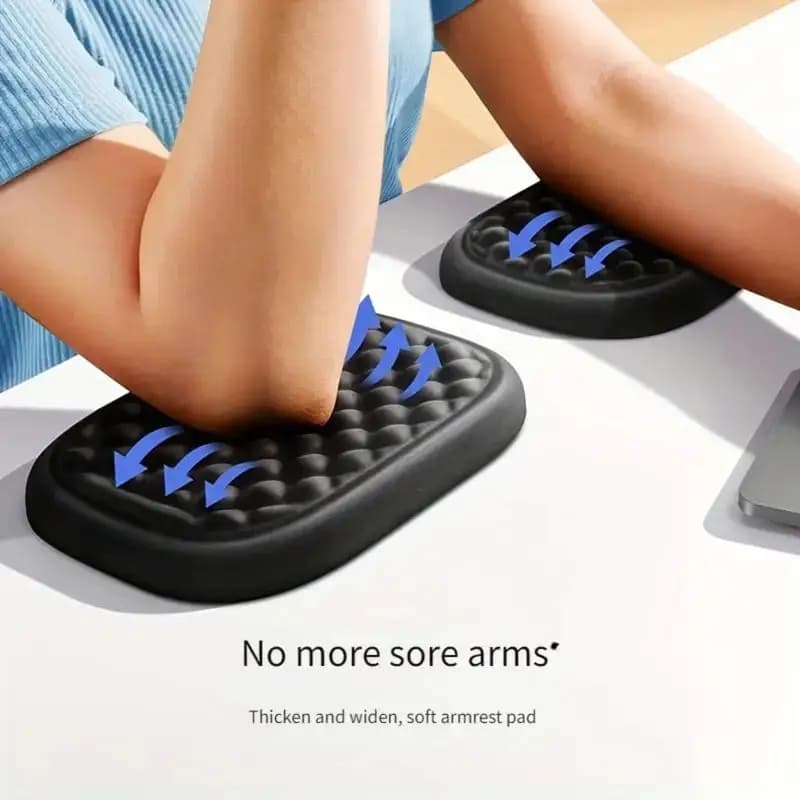 Poggiapolsi ergonomico Pad Bracciolo Resto del gomito Pad Sollievo dal dolore al gomito Bracciolo del computer Supporto per poggiapolsi Tappetino per mouse per scrivania