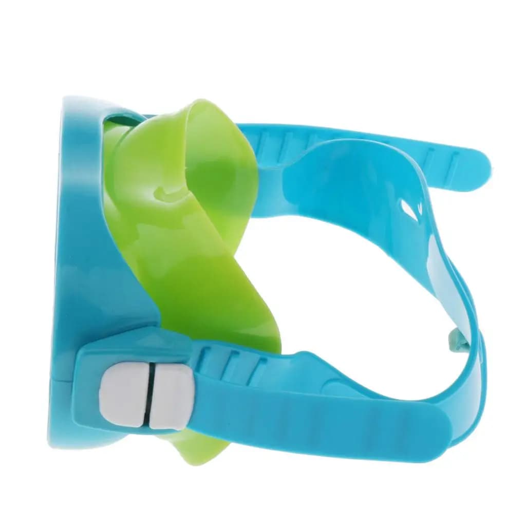 Maschera Subacquea Integrale per Bambini con Cinturino Regolabile Antiappannamento, Occhialini da Nuoto per Bambini