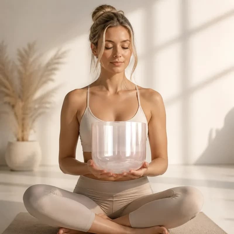 STAR LIN KUP Large Thickened Gradient Aurora Alchemy Crystal Singing Bowl High Quality Meditation Sound Healing Chakra Bowl