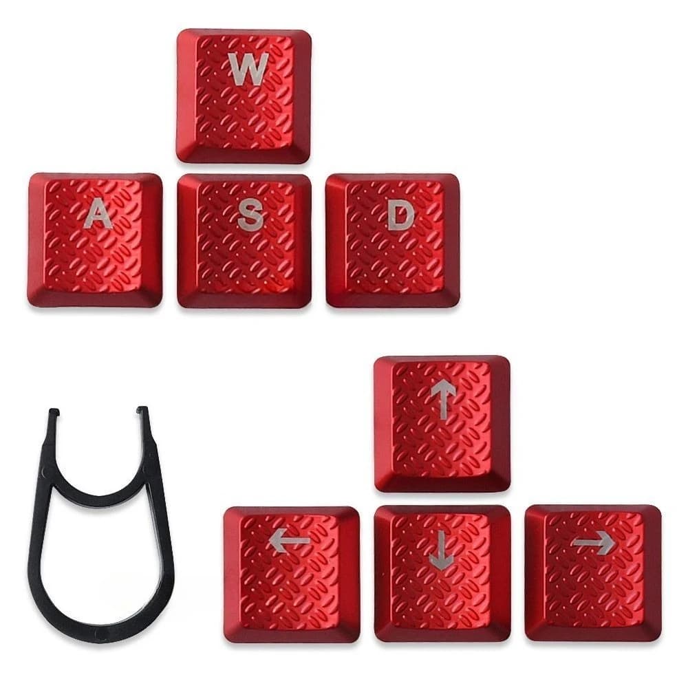 DIY Red translucent keycaps compatible with Logitech G913 G915 G813 G815 TKL gaming mechanical keyboard, anti slip