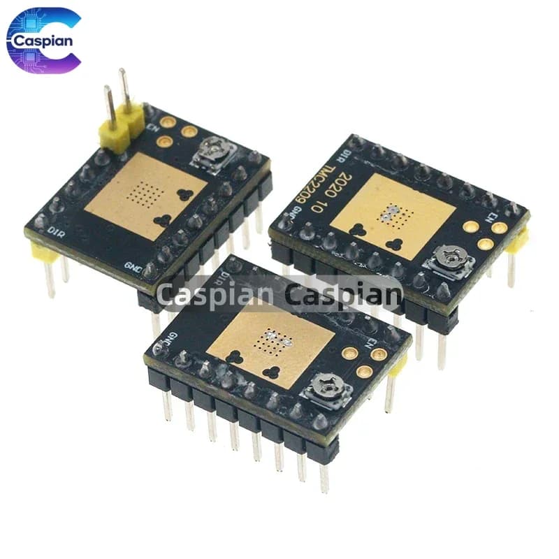 Driver per Motore Stepper TMC2208 TMC2209 ATD5833 V2.0 con Dissipatore di Calore, StepStick per Stampanti 3D, 2.5A 256 Subdivisioni, Stampa Silenziosa