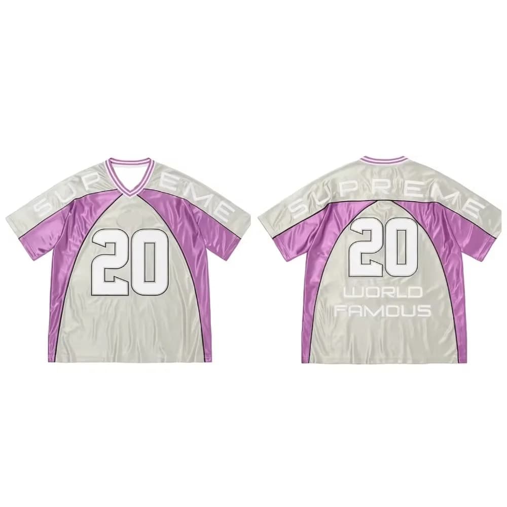 T-shirt da allenamento competitivo estiva 2025 T-shirt con scollo a V 20 Jersey stampata in 3D ad asciugatura rapida allentata che assorbe il sudore Top da donna