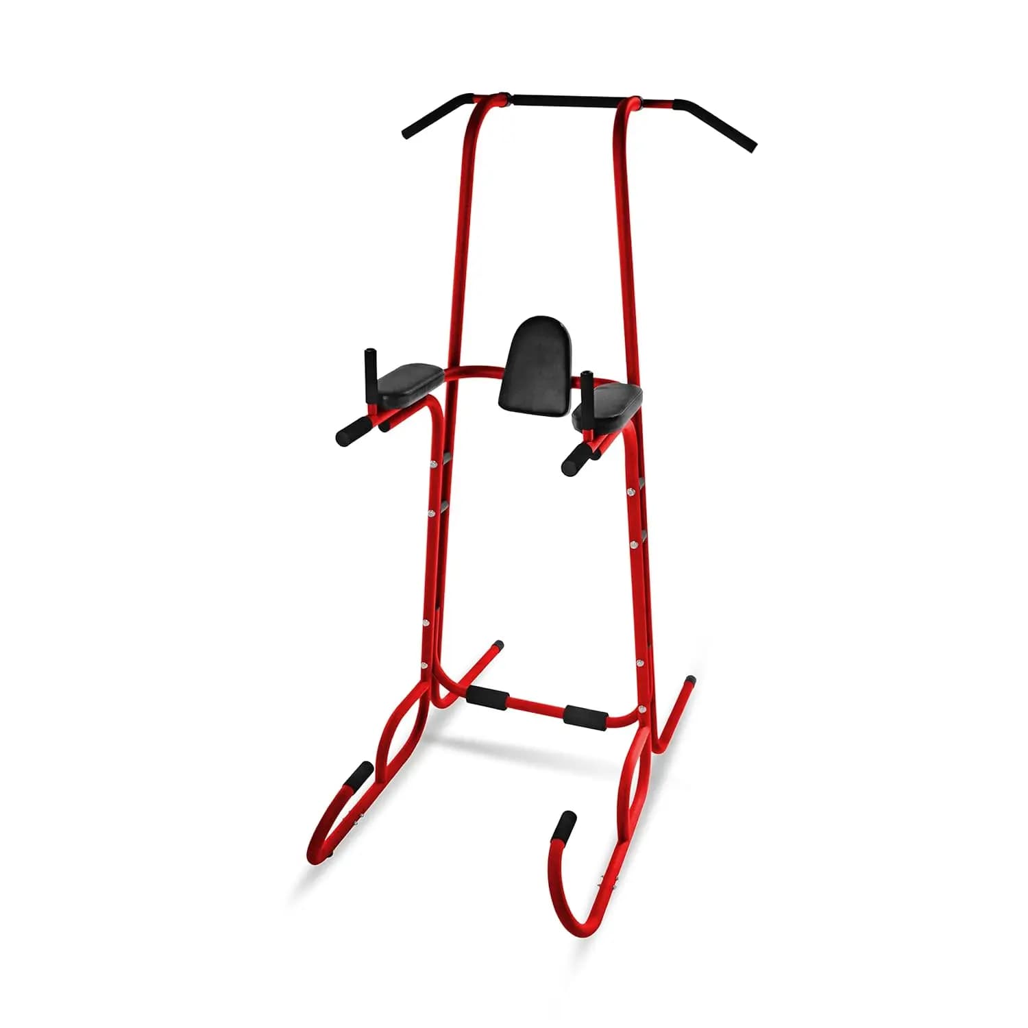 Power Tower - Traction and dip station with Smart Workout app - Dip bar for training at home - Capacity up to 250 pounds, customizable