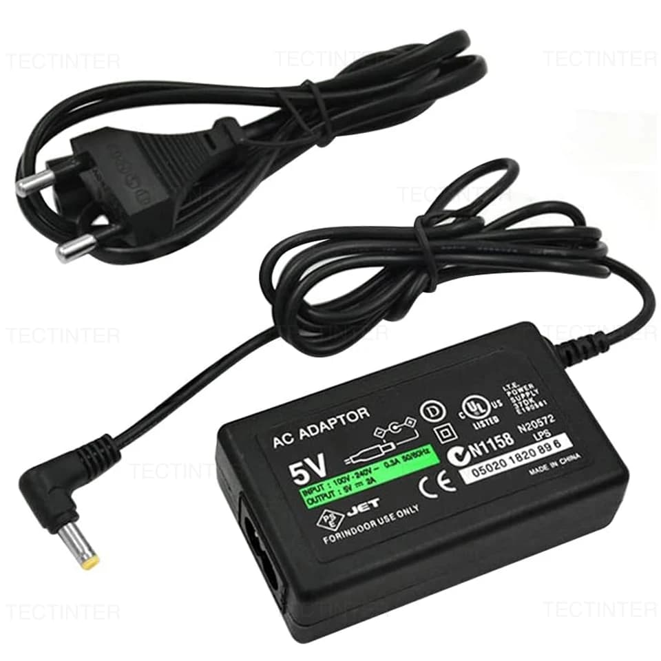 Spina UE USA per PSP 1000 2000 3000 Caricatore Adattatore CA Caricatore da muro Cavo di alimentazione per Sony PSP PlayStation 1000 Accessori