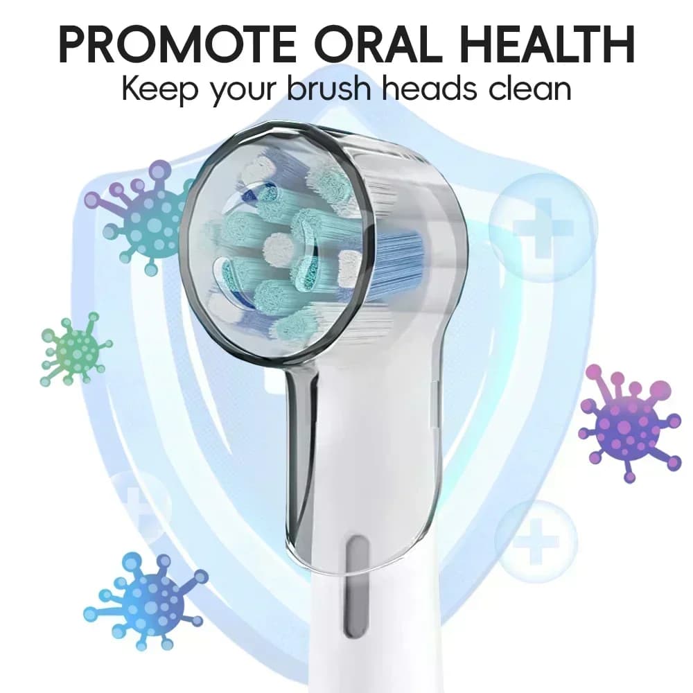 Coperture antipolvere per spazzolini compatibili con le testine di ricambio Braun Oral B e la protezione per testine di spazzolini elettrici serie IO