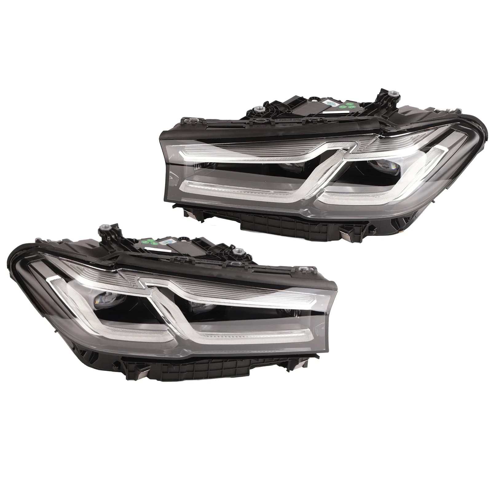 Aggiornamenti Fari LED LCI, Fari LED Adattivi LCI, Ricambio L/R per BMW Serie 5 G30 G31 LHD 2017-2020