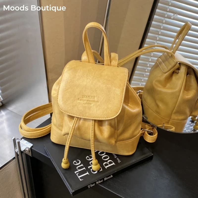 zaino donna borse da donna zaino da viaggio borsa zaino donna MOODS Zaini moda secchiello con coulisse per donna Casual Street Elegante mini zaino da viaggio Zaino scolastico per studenti 2025