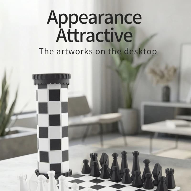 Set da gioco scacchi pieghevoli portatili arrotolabili con dama Giocattolo educativo da viaggio all'aperto per viaggi e in