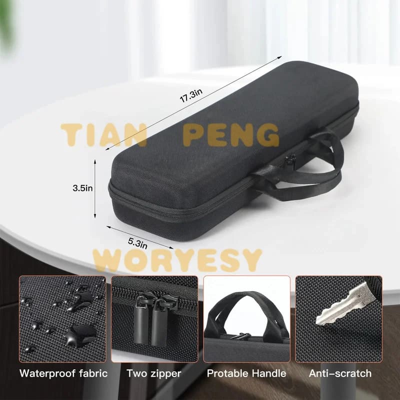 WYORESY premium full-protection storage bag for Dyson HT01 hair straightener prevents scratch and collision damage