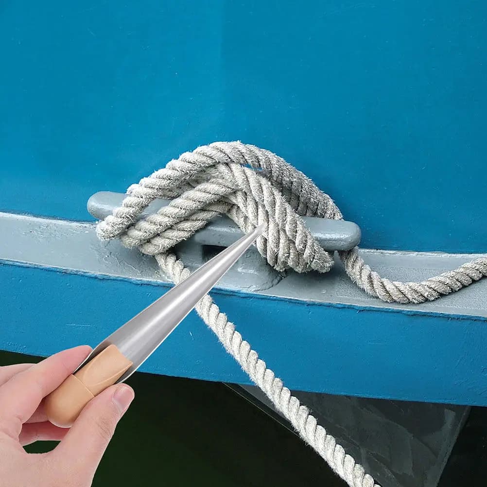2 Pezzi Attrezzo per Infilare Corde in Acciaio Inossidabile per Yacht e Barche, Attrezzo per Giunzione Corde Marine