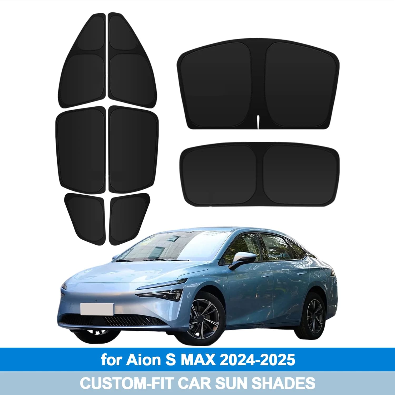 Parasole per Parabrezza e Finestrini Laterali per Aion S MAX 2024-2025, Copertura Protettiva per la Privacy