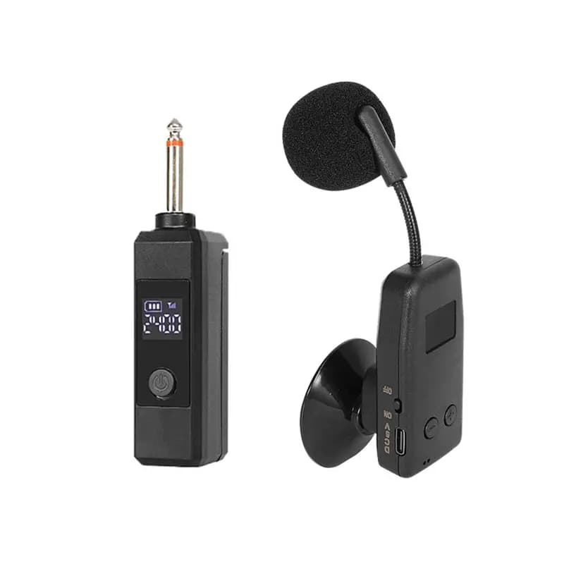 【RECOMENDAR】Microfono pickup per violino, violoncello, chitarra, ukulele, sistema microfonico wireless 2.4G, distanza di trasmissione 30M per Pipa