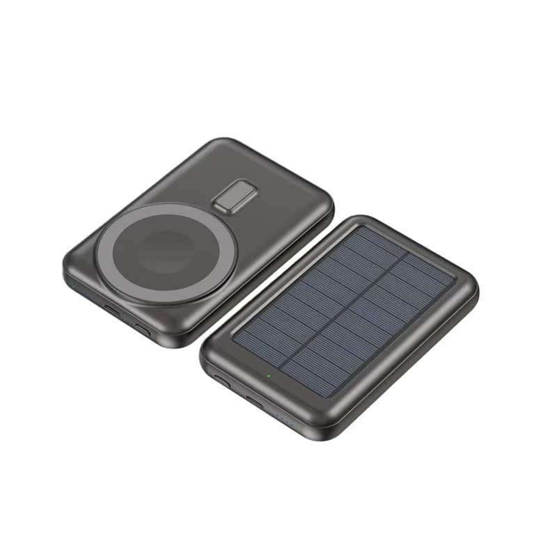Mini Power Bank Solare 10000mAh Caricatore Wireless Magnetico per Magsafe iPhone 15 14 13 12 Caricabatterie Portatile Batteria di Riserva