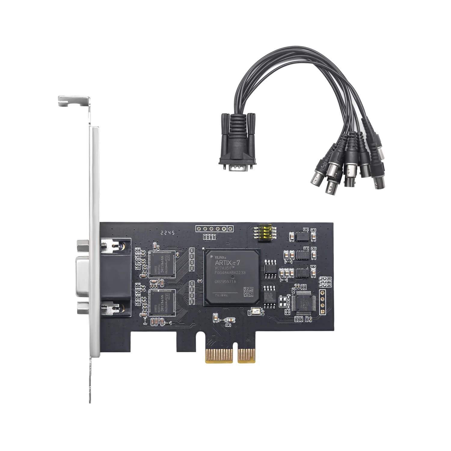 Scheda di acquisizione video da AHD a PCIE Scheda interna di acquisizione video HD a 8 canali SDI per supporto streaming live Vmix Wirecast