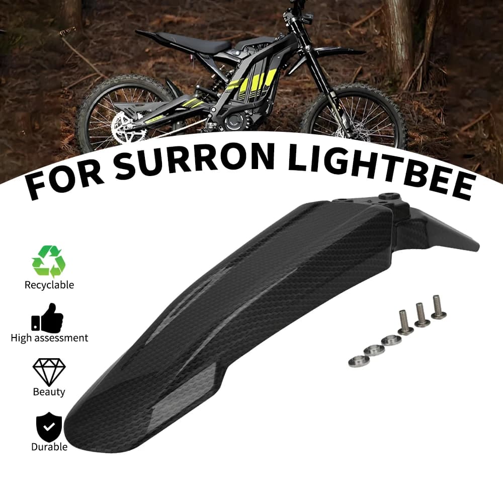 Protezione della protezione della copertura del parafango della ruota del parafango anteriore della bici da cross elettrica per Surron Sur Ron Lightbee Light Bee XS