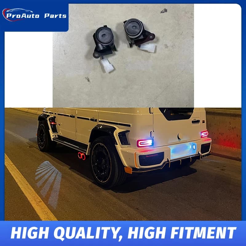 FOR Mercedes Benz Grand B Door Light Angel's Wings Night Light Atmosphere Light W464 G500 G63 Door Light Carpet lamp With Logo