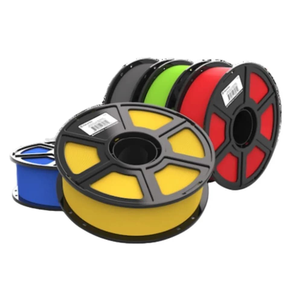 3D Printing Filament PLA 1.75mm, 5 Non-Toxic Multicolor Coils for 3D Printers