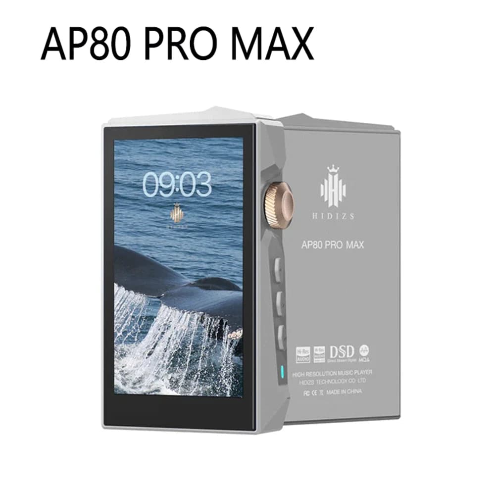 HIDIZS AP80 PRO MAX Lettore Musicale MP3 All-in-One Streaming Audio HIFI Hi-Res Bluetooth 5.1 Dual ES9219C USB DAC MQA E-book MP3