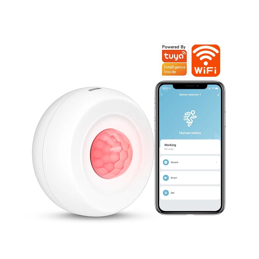 Smart Home Tuya Motion PIR Sensor Detector WIFI Movement Sensor Smart Life APP Wireless Home Security System
