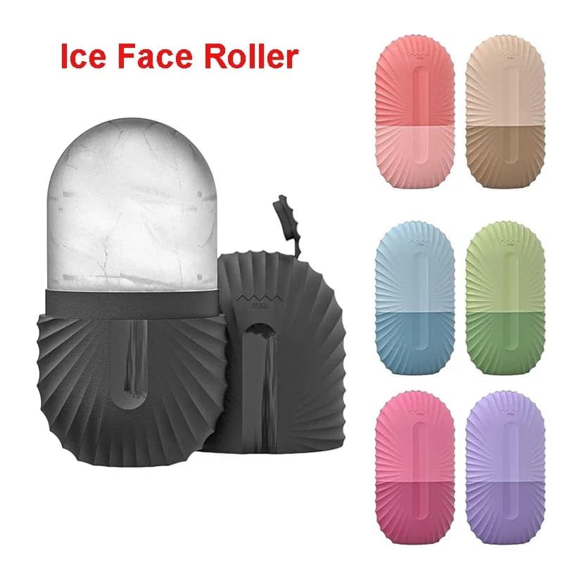 Silicone ice cream massage mold for ice face roller beauty massage for eye swelling Ice facial roller Reducing pores