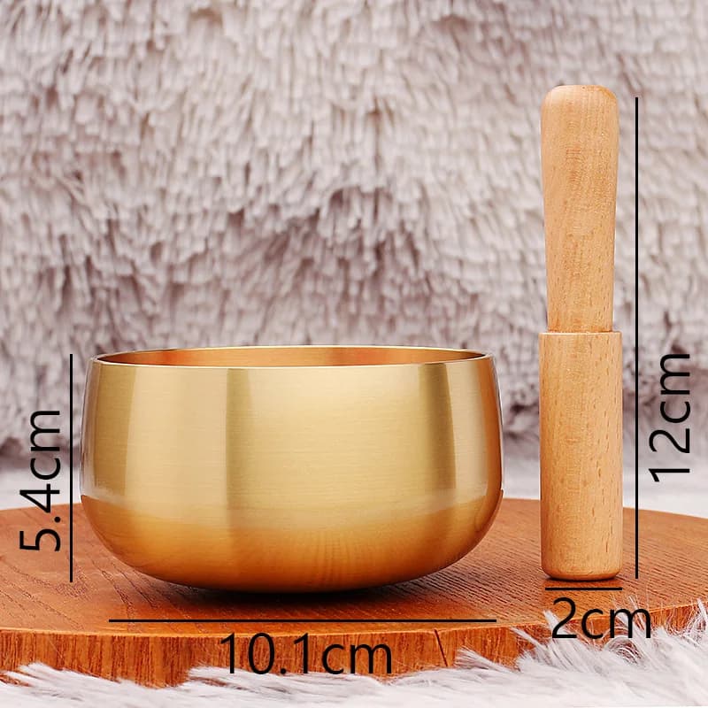 Taiwan Singing Buddha Sound Brass Chime Ritual Instrument Resounding Copper Bowl Meditation Instrum