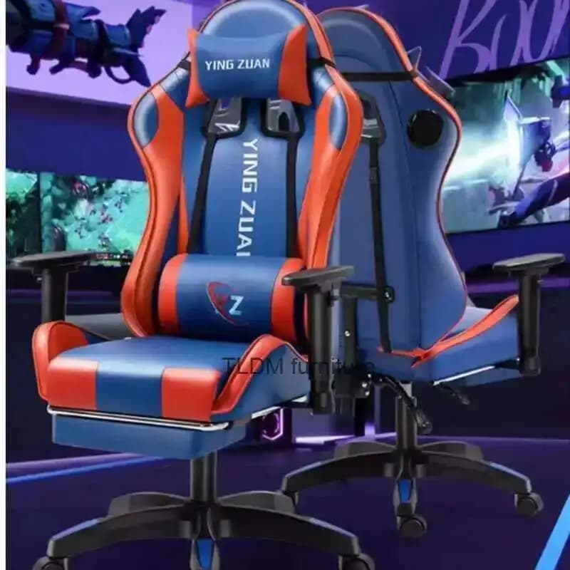Sedia da ufficio ergonomica fantasia da uomo Sedia da ufficio girevole comoda regolabile per computer da gioco Designer Luxury Bureau Meuble Ornament