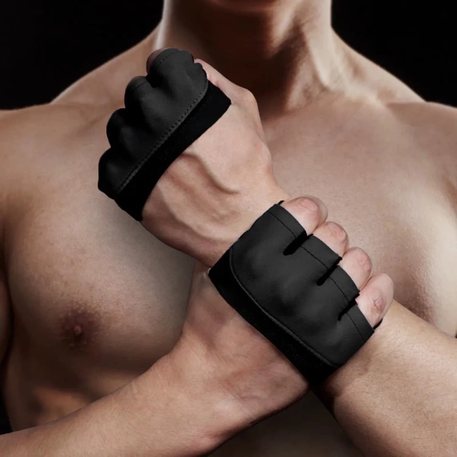 Men Women's Mid-Sport Gloves Anti-Slip Exercise Gloves Gym Anti-cocoon Balancing Four-Year Cycling Gloves Yoga Racing to Jump