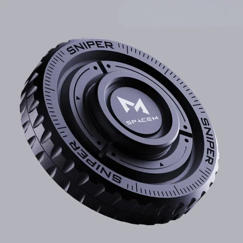 Ruota a cricchetto Fidget Spinner Scheda di spinta magnetica Cursore meccanico Piastra di spinta EDC Metallo sensoriale Alleviare il giocattolo antistress