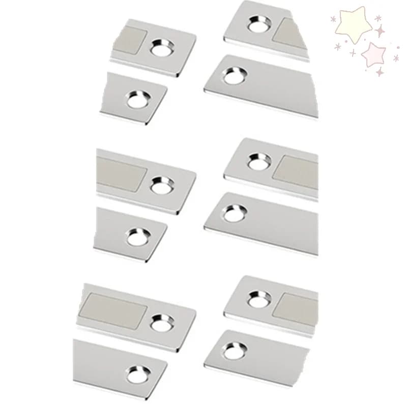 Ultra Thin Strong Magnetic Cabinet Catches Invisible Adhesive Drawer Magnet Lock 5 Pairs For Door Stopper Holder