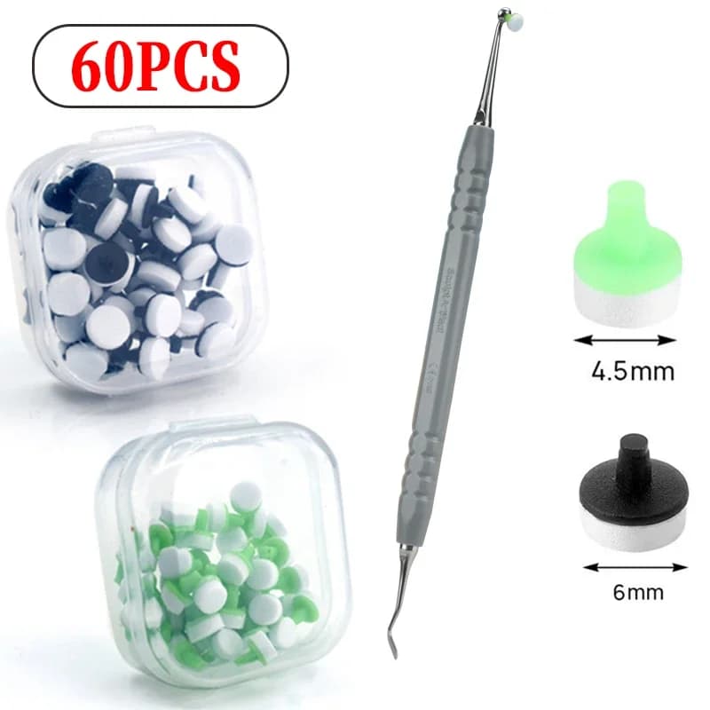 Dental Resin Filling Molding Tool Foam Bearings for Veneer Composite Instruments for resins Materials Teeth whitening tool