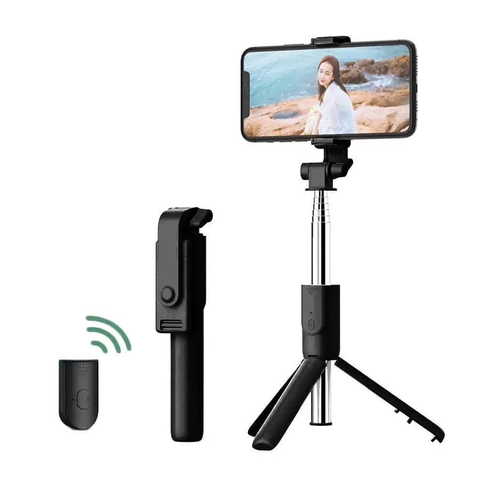 Selfie Stick Telescopic Travel Handheld Tripod Bluetooth Remote Extendable Phone Tripod Portable Phone Stand 2026 New