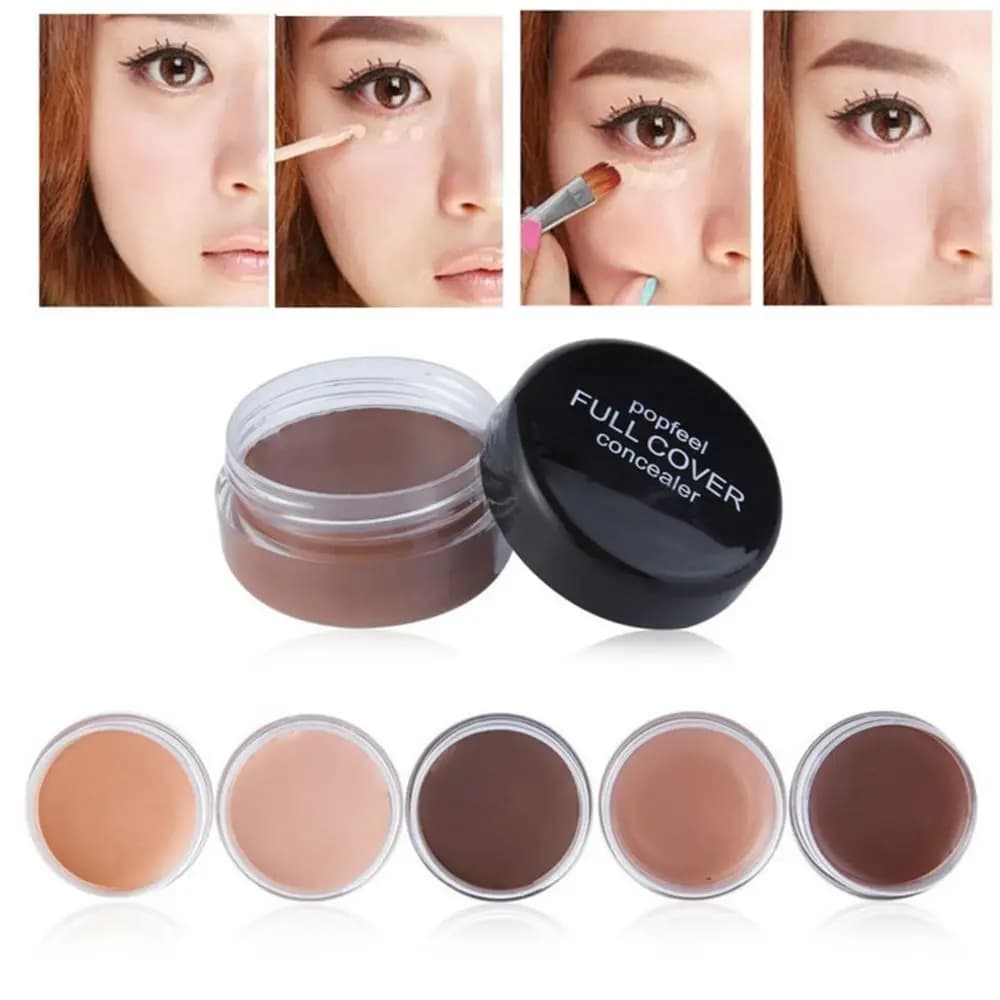Strumento di Bellezza Professionale per il Controllo dell'Olio, Copertura Totale, Trucco Coprente, Correttore per Imperfezioni, Fondotinta in Crema, Primer, Base Cosmetica