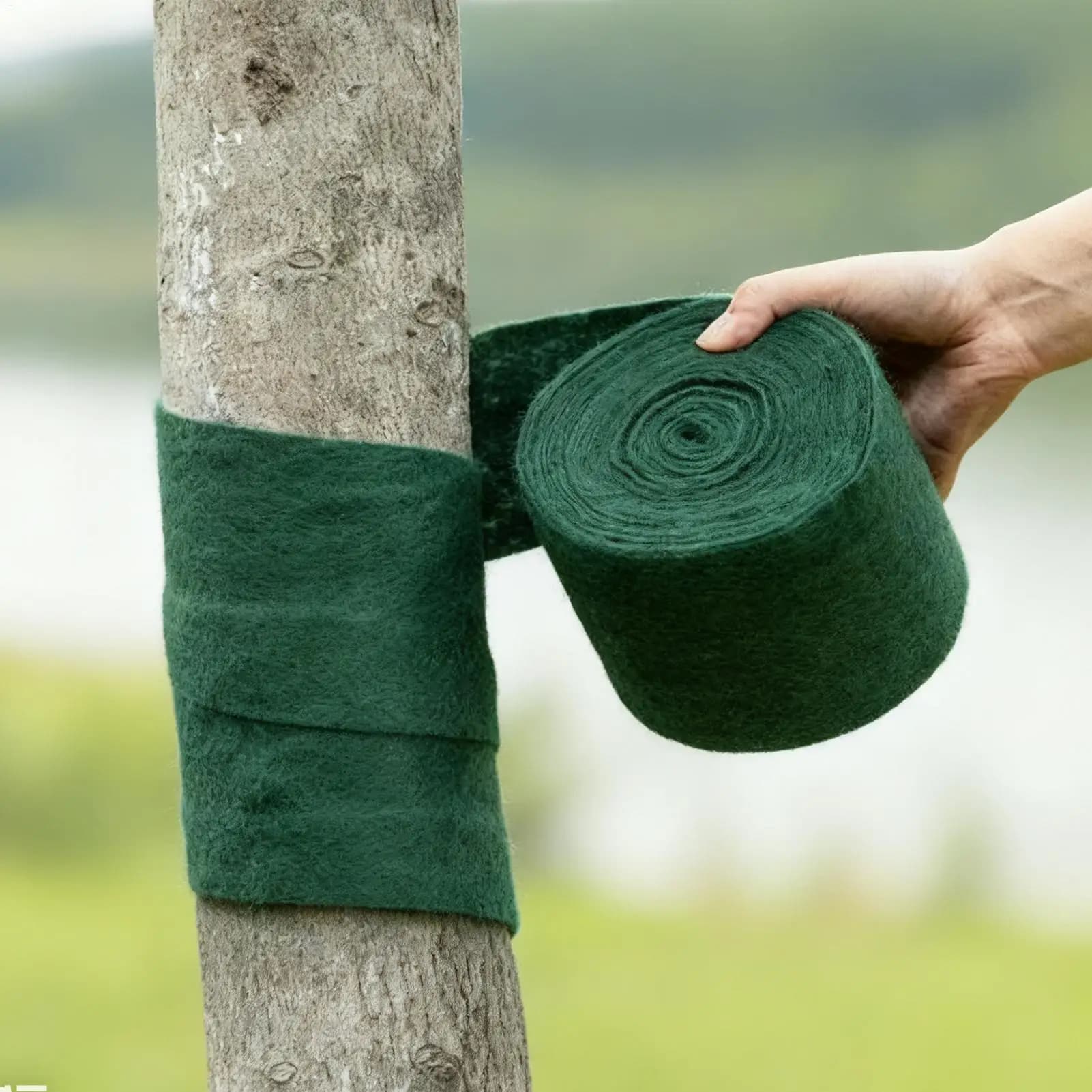 Nastro Protettivo per Alberi da 20m, Antigelo Verde per Piante, Copertura Anticongelante, Mantiene Caldo e Rende l'Umidità Retentiva, Benda Protettiva per Tronchi d'Albero