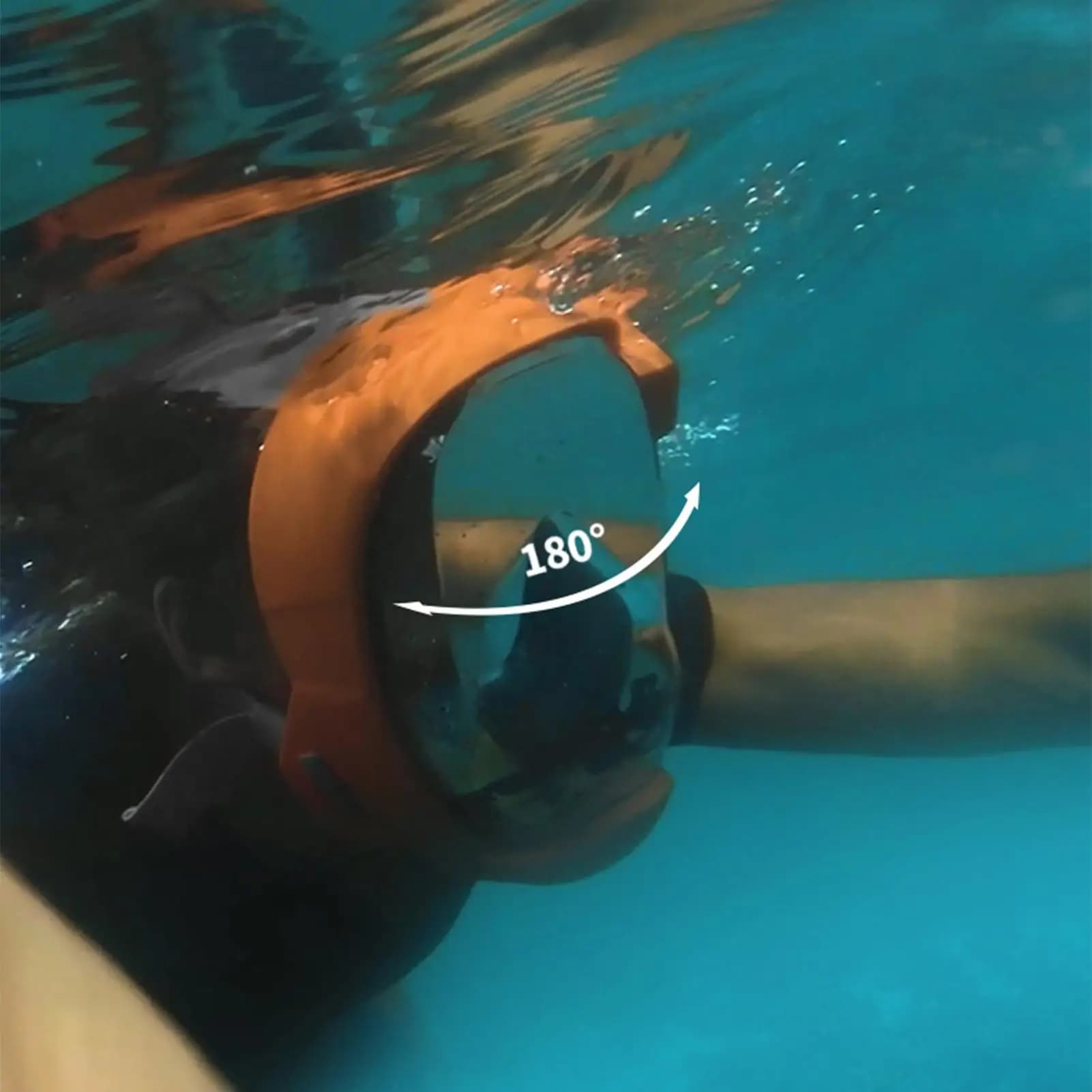 Adult underwater mask, waterproof, with full panoramic view, adult snorkeling equipment, for diving, swimming, women, men, pool