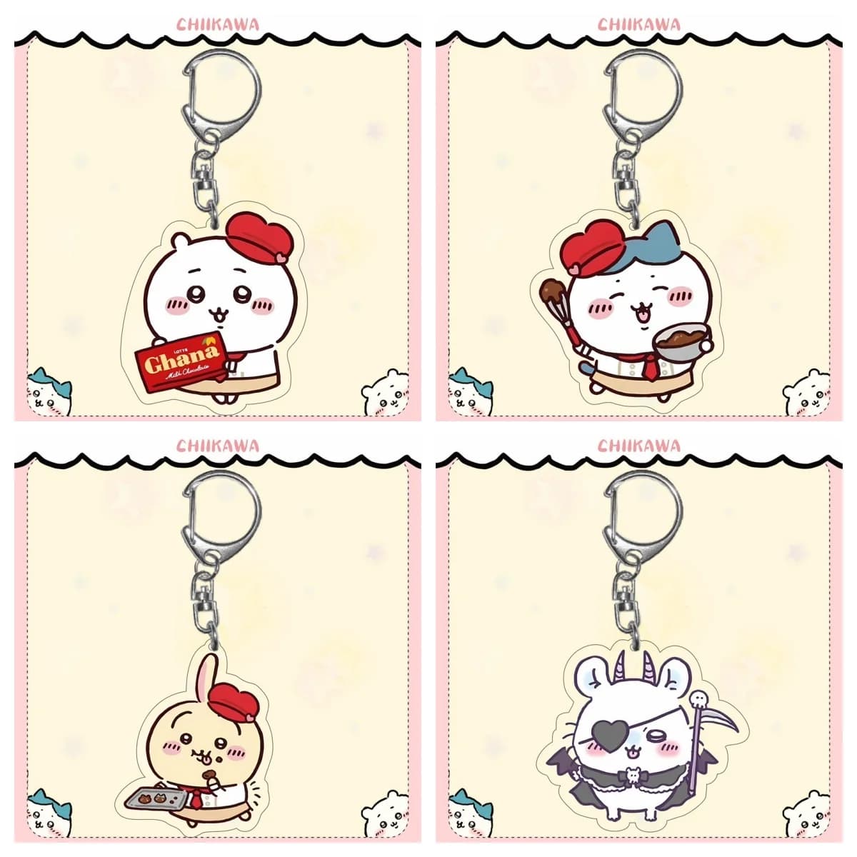 Acrylic Keychain Chiikawa Hachiware Usagi, handbag pendant, gift, cute souvenir, creative, for friends, Kingring, funny