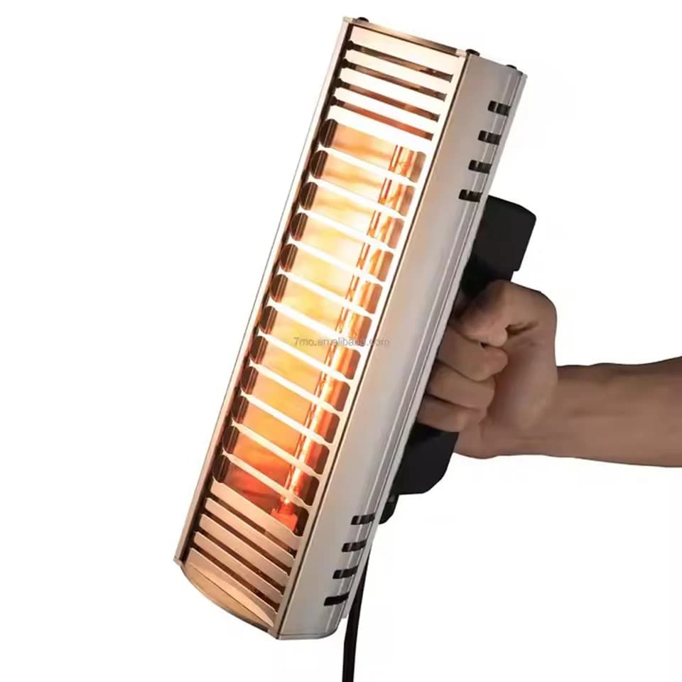 Lampada per pistola termica IR portatile per polimerizzazione automatica della vernice ad asciugatura rapida, lampada a infrarossi da 1000 W per test di calore e demo del film tinta per finestre KD-01B