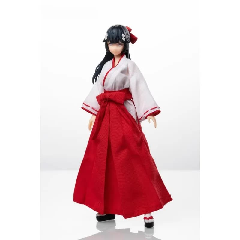 HASUKI Serie Pocket Art in Scala 1/12 PA005 Gatto Divino che Salta, Strega Esorcista Chun, Set Completo di Action Figure con Accessori, Regalo