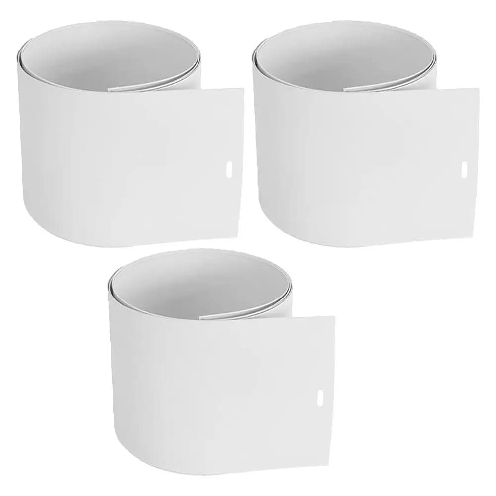 3 Pieces Vertical Lamelle PVC Bianche For Roller Blinds, Vertical Curtain Spare Parts for Sliding Doors, Modern and Pulite Repair Lamella