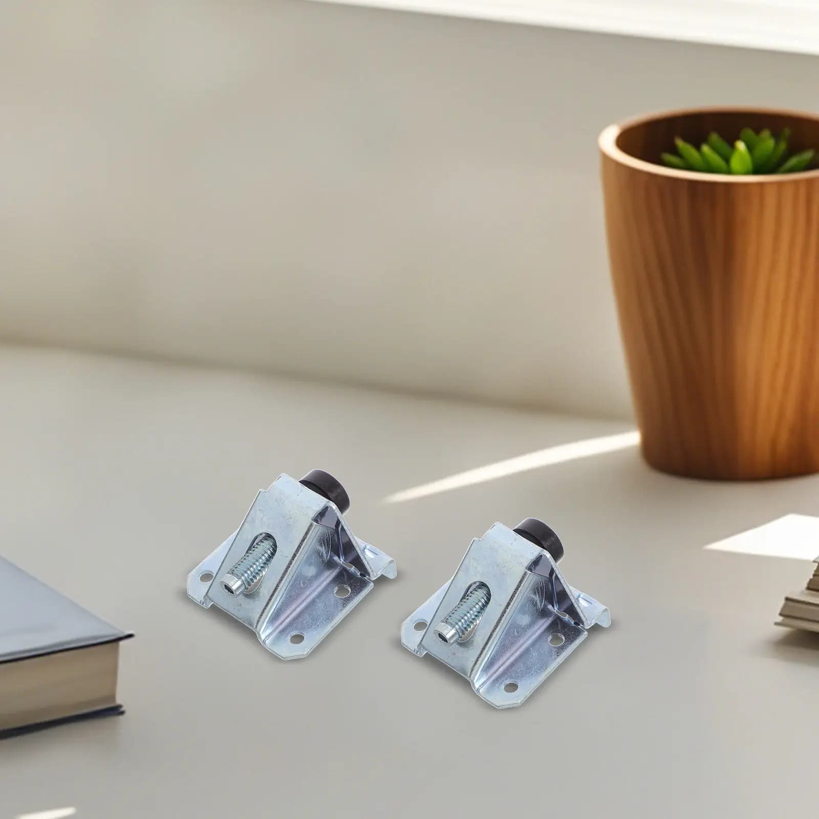 4 Pezzi Regolatori di Livello per Mobili Resistenti, Piedini di Supporto Antiscivolo per Armadi, Regolatori di Altezza per Gambe di Tavoli e Sedie