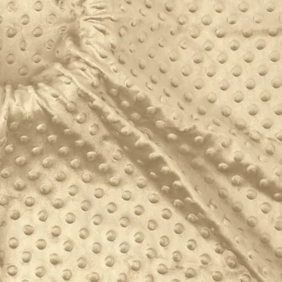 Minky Dot Fabric at Metro x 60 Width Poles, Soft Minky Fabric Colored for Baby Covers, Bearing Sheets, Clothing Realization and Scarves