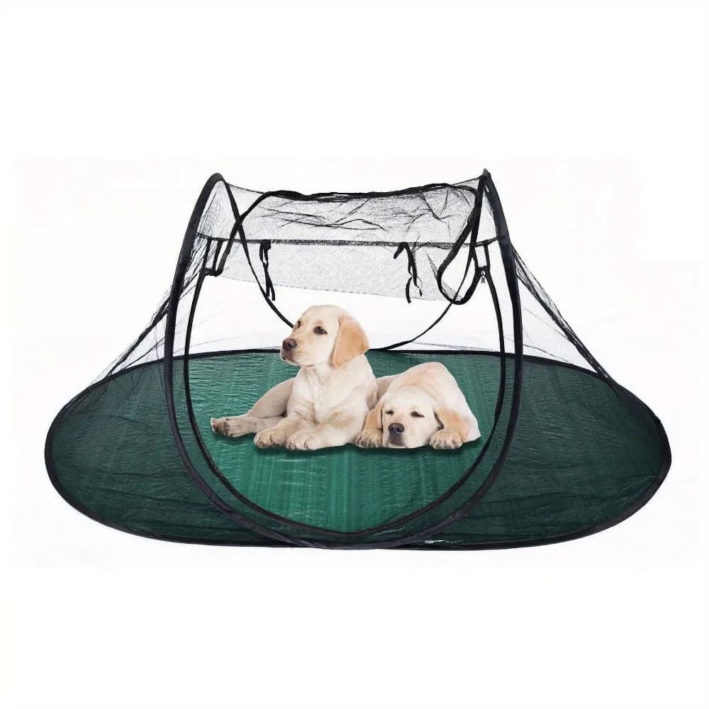 Recinto Portatile per Animali Domestici, Tenda Morbida per Cani e Gatti, Gabbia da Viaggio Sicura per Piccoli Animali