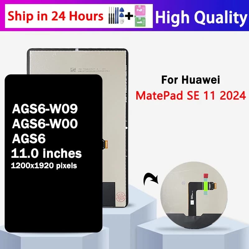 AGS6-W09 AGS6-W00 AGS6 Premium Lcd For Huawei MatePad SE 11 2024 Display Touch Screen Digitizer Panel Assembly