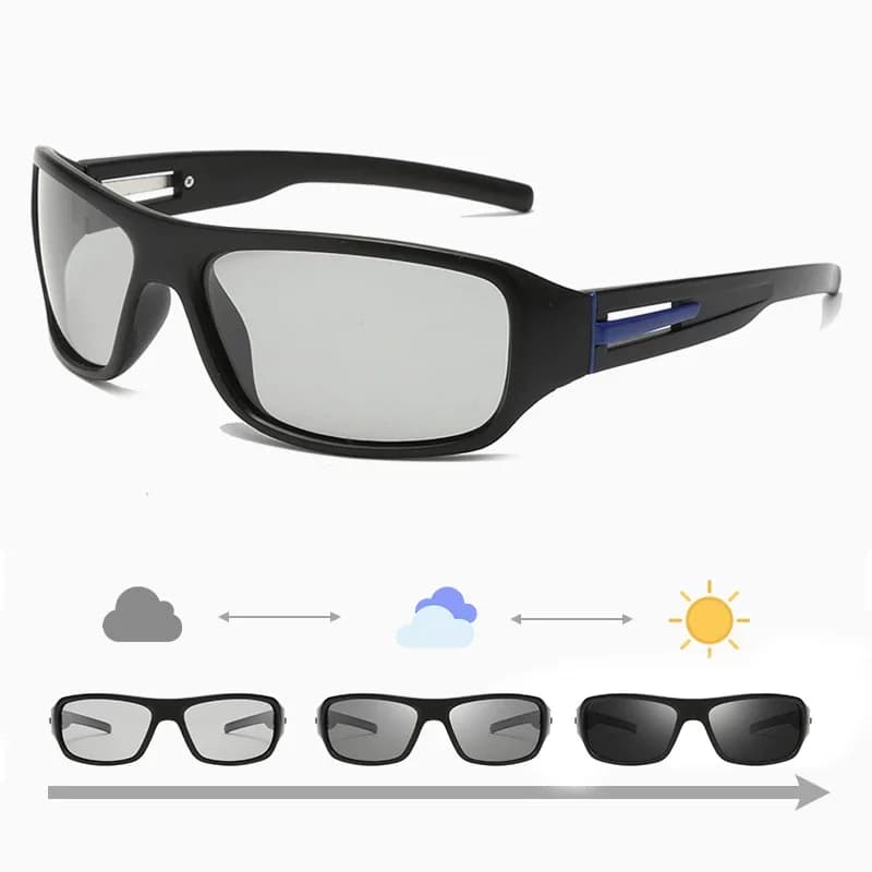 Occhiali da Sole Fotocromatici Polarizzati 2024 per Uomo, Protezione UV400, per Guida e Sport