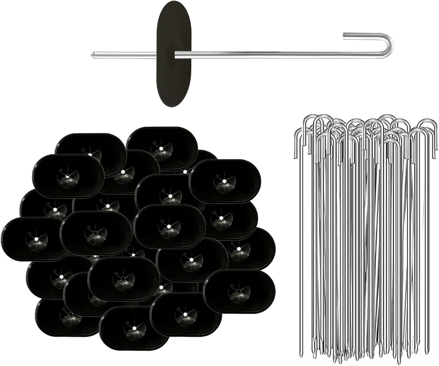 30 Sets of Clips for Attaching Protective Wire Mesh to Panel Frames,Solar Panel Bird Guard Fastener Clips Solar Panel Wire Mesh